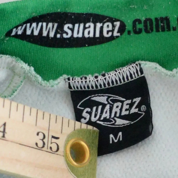 Suarez Biking Long Sleeve W/  Bottle Compartments Compression Zip Up Shirt M - Picture 4 of 13